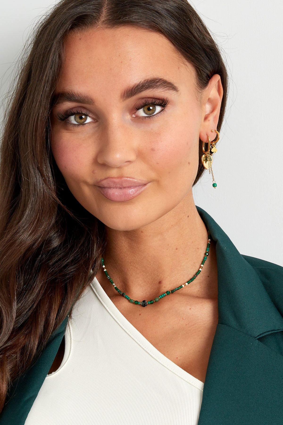 Green Pearls Necklace