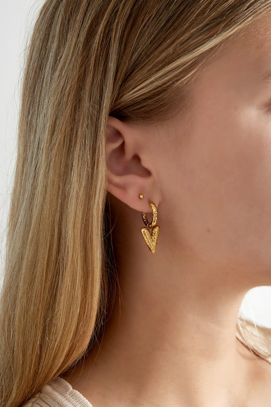 Heart Long Gold (1 Piece)