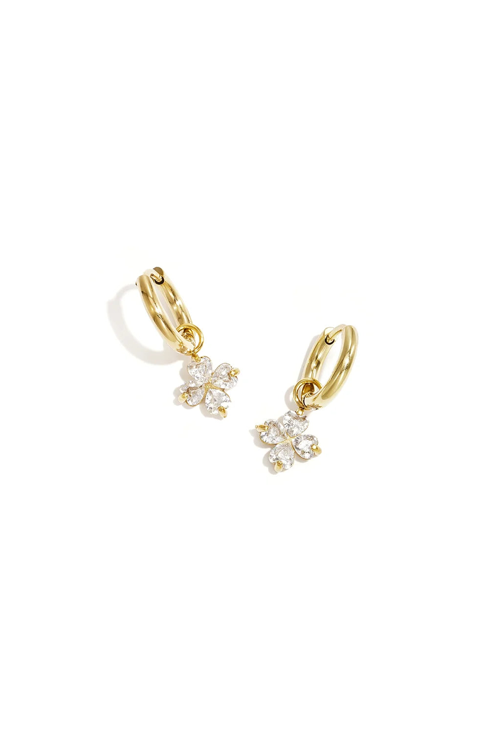 Rhinestone Clover Gold (1 Piece)