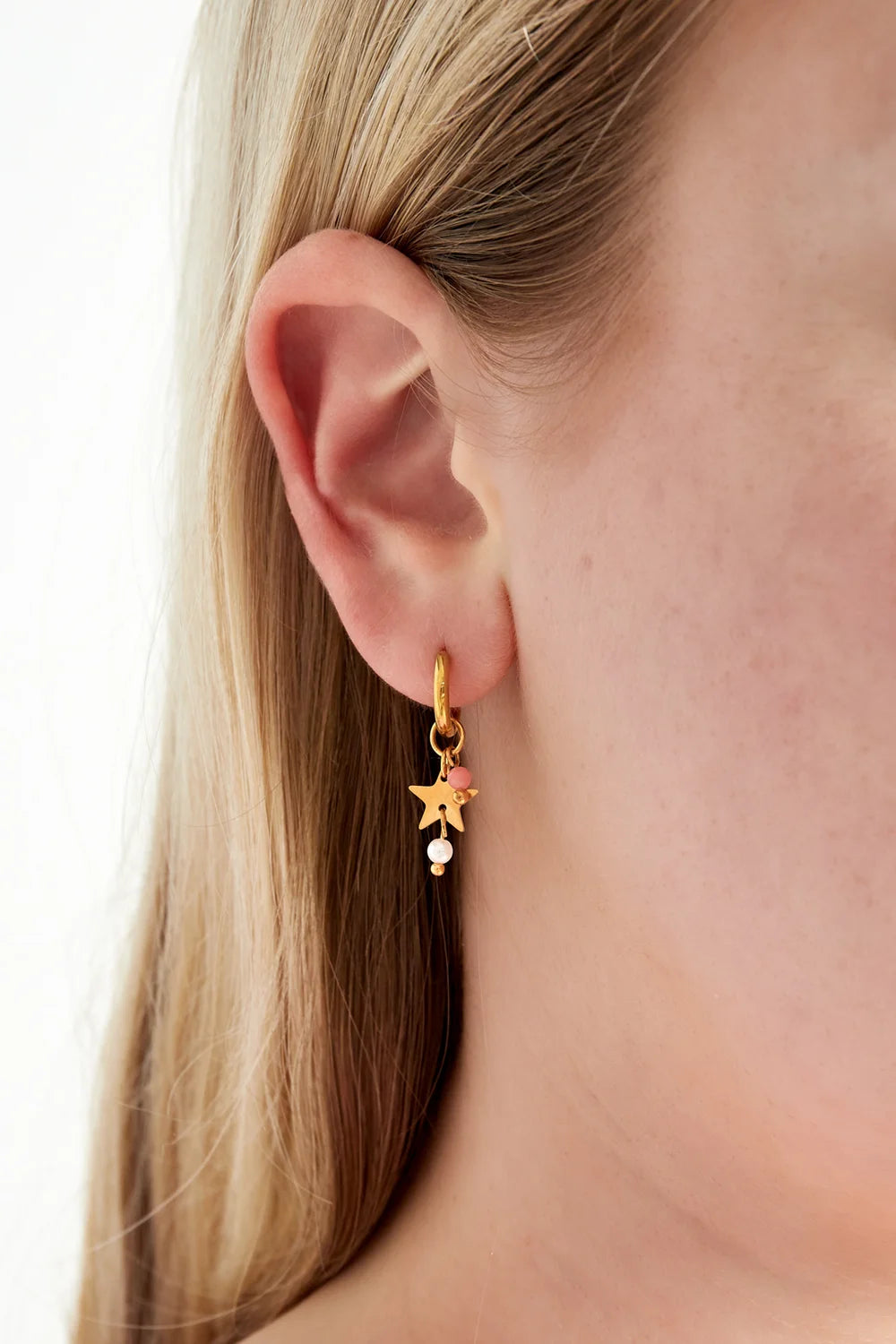 Star & Pearls Pink (1 Piece)