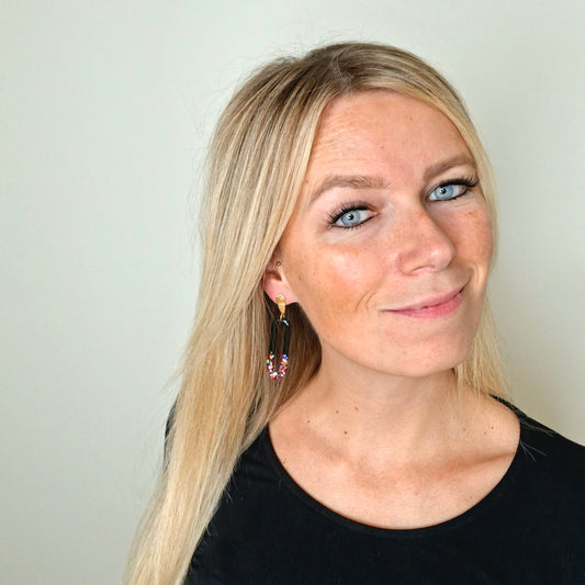 Ruby Black Multi Color