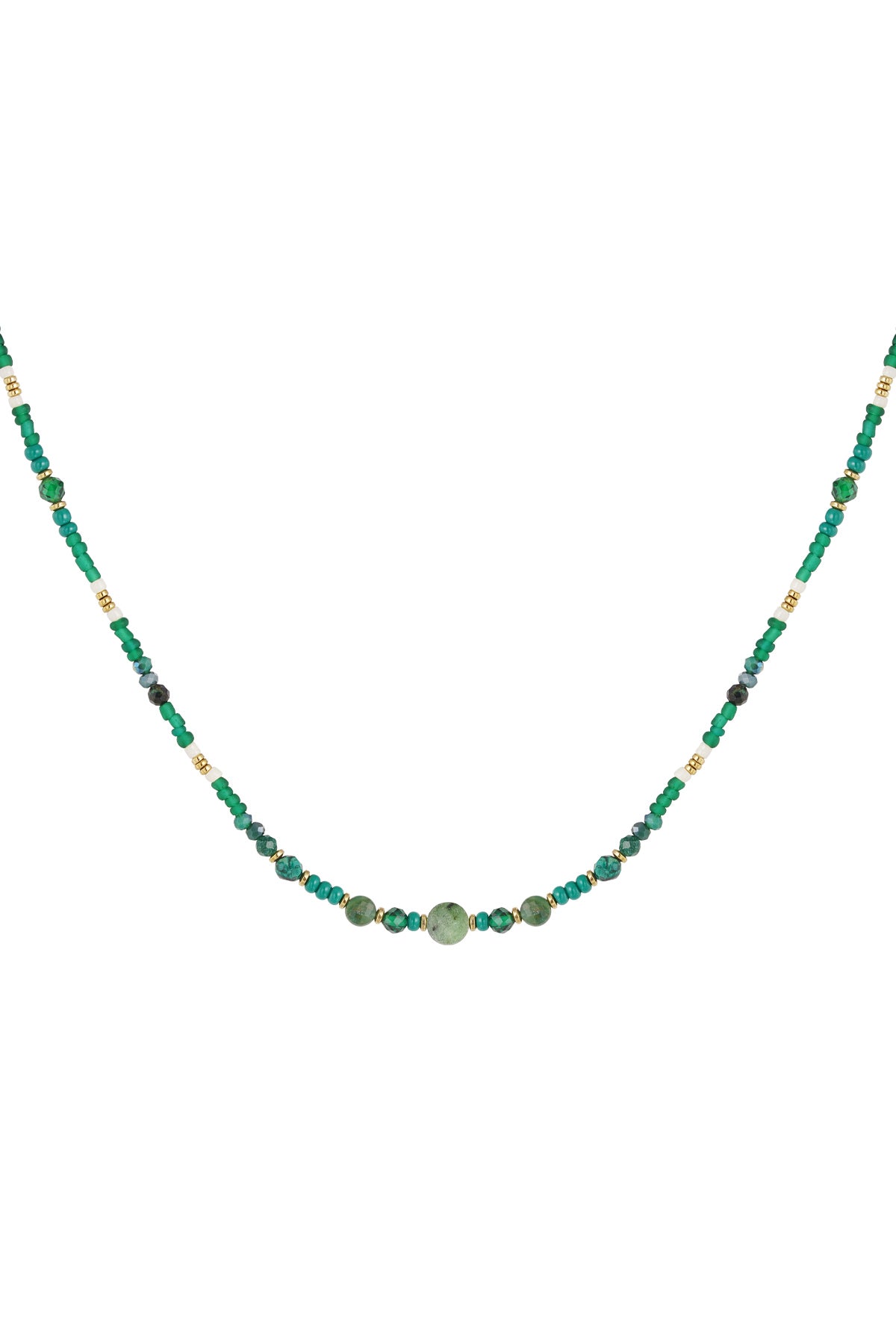 Green Pearls Necklace