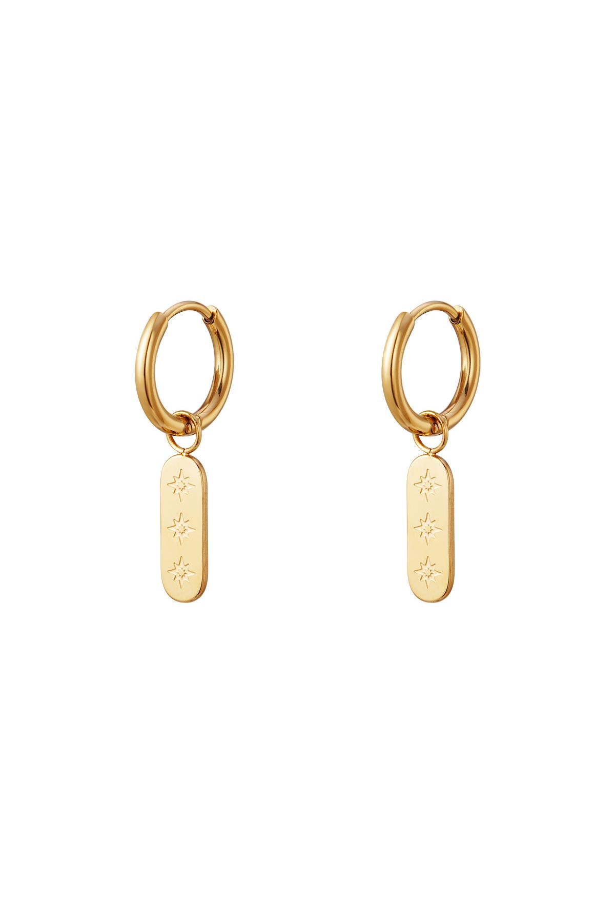 Oval Pendant Stars (1 piece)