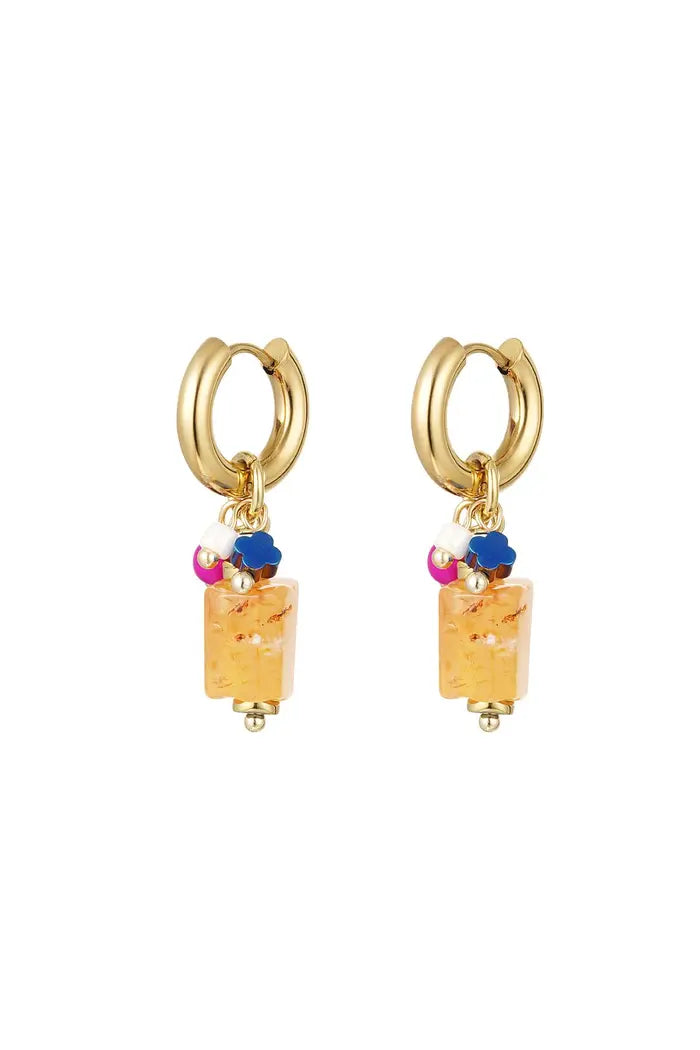 Gold Stone Pearls (1 piece)