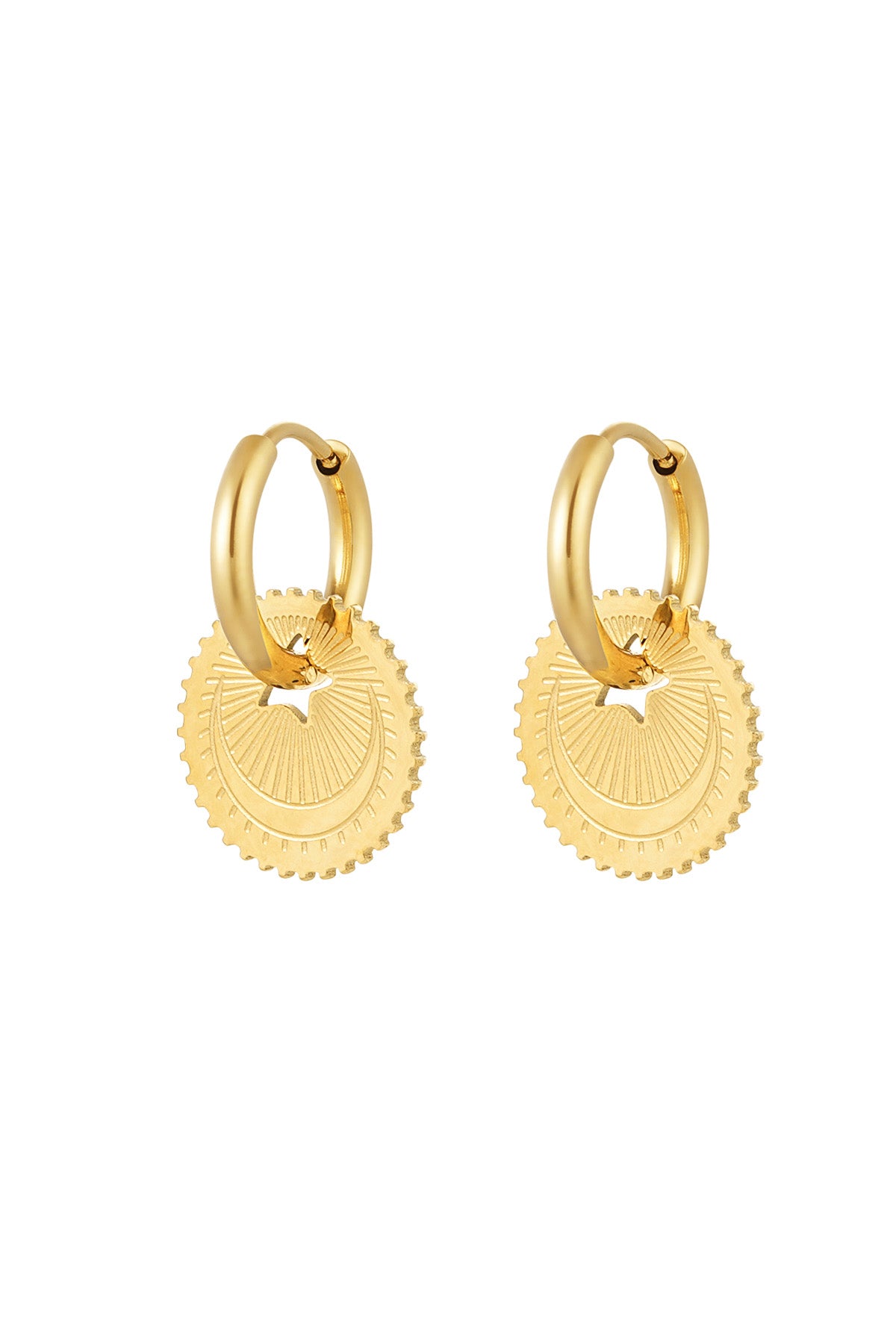 Round Penny Sun Moon Star (1 piece)