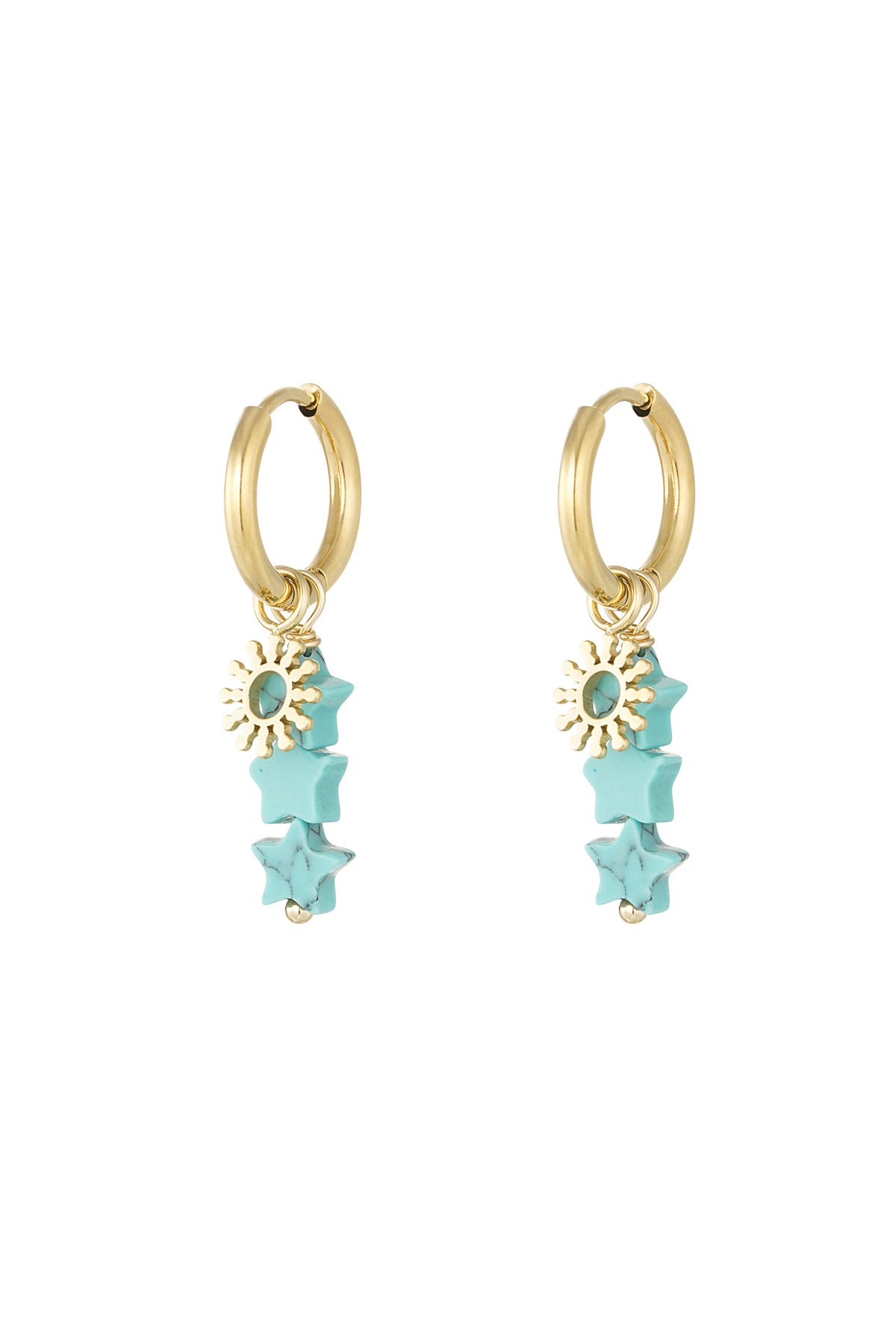 Nature Stone Star String Turquoise (1 piece)
