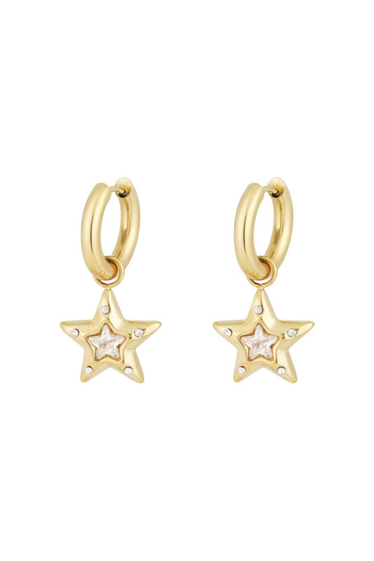 Rinestone Star Gold (1 Piece)