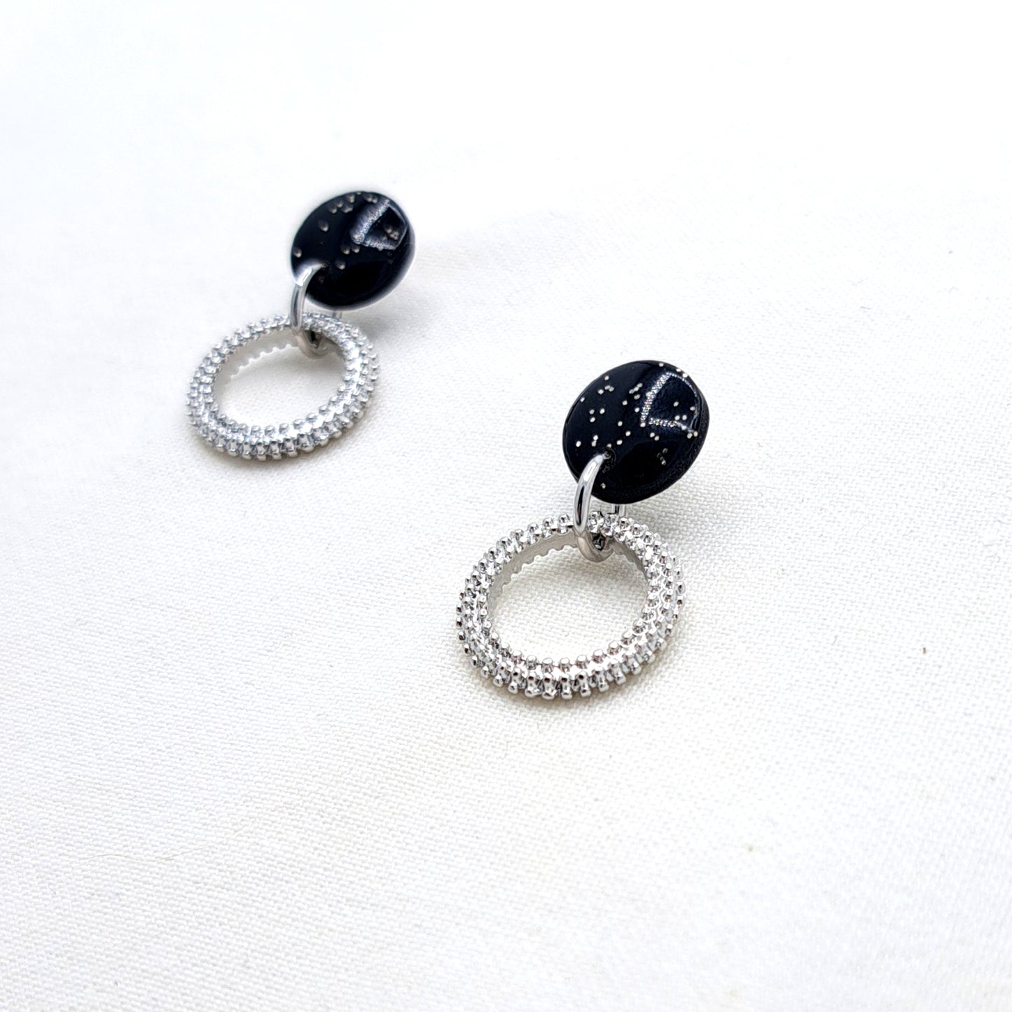 Sunny Black & Silver Glossy