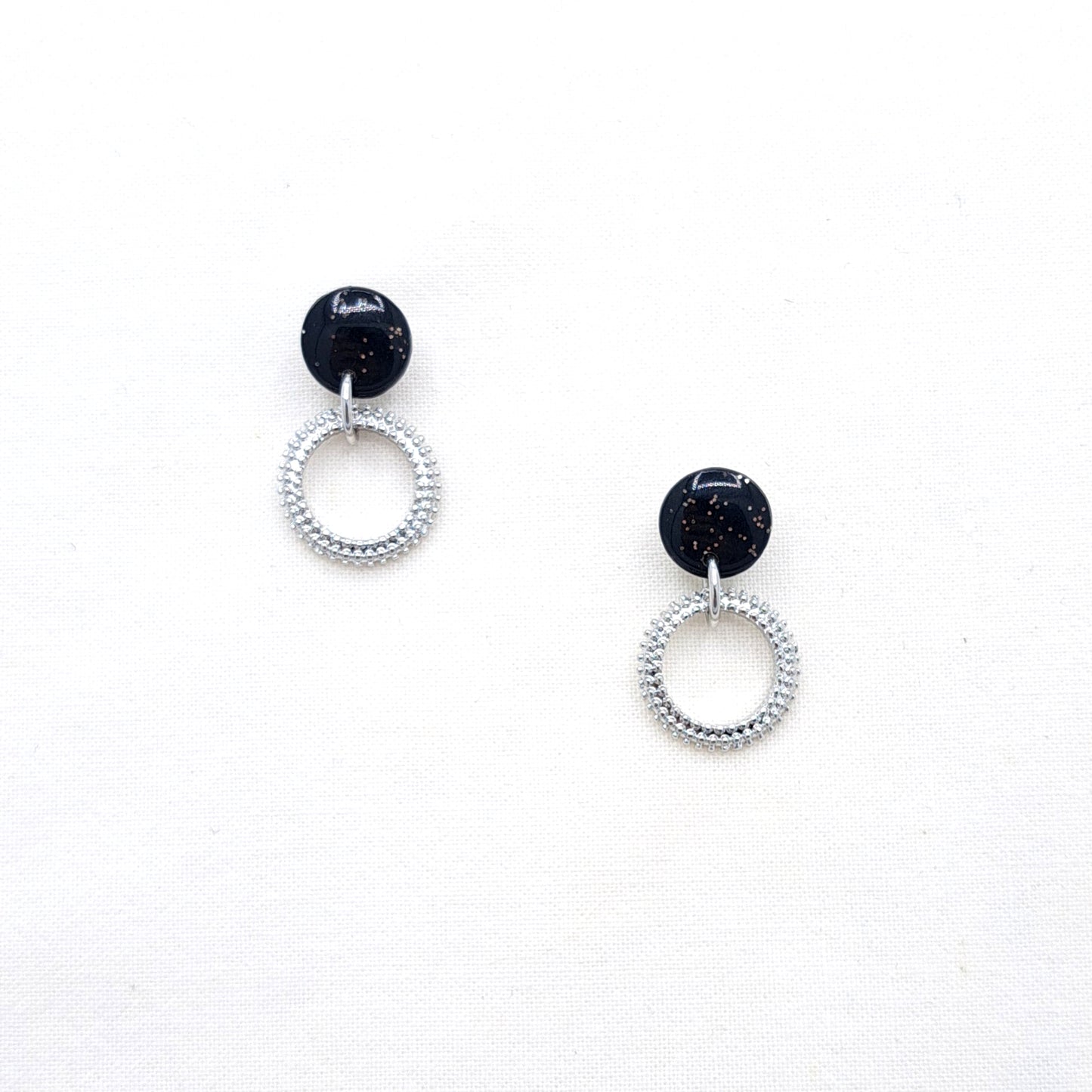 Sunny Black & Silver Glossy