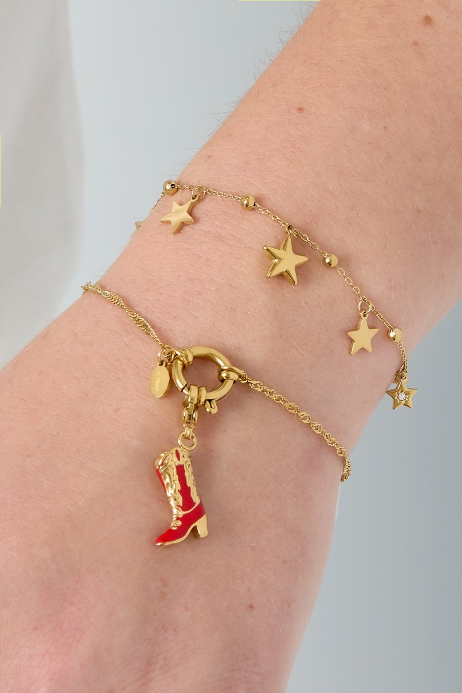 Charm Bracelet Stars Gold