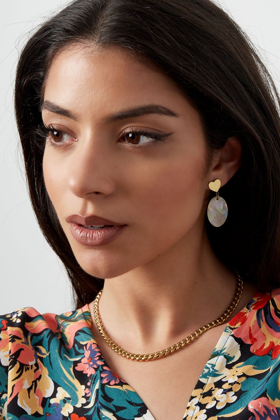 Fat Chain Necklace Silver