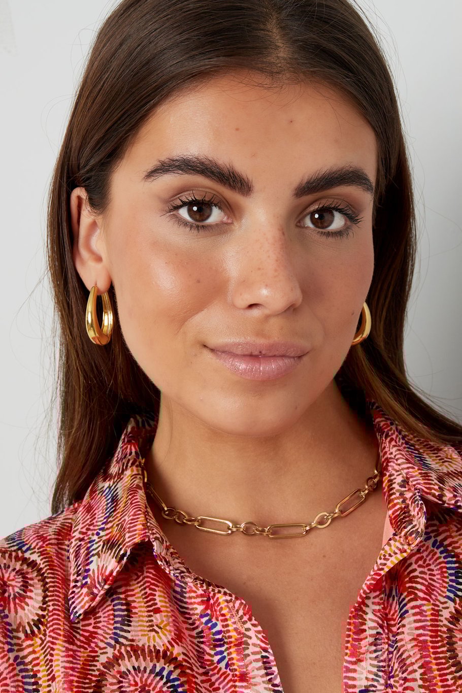 Big Chain Necklace Silver