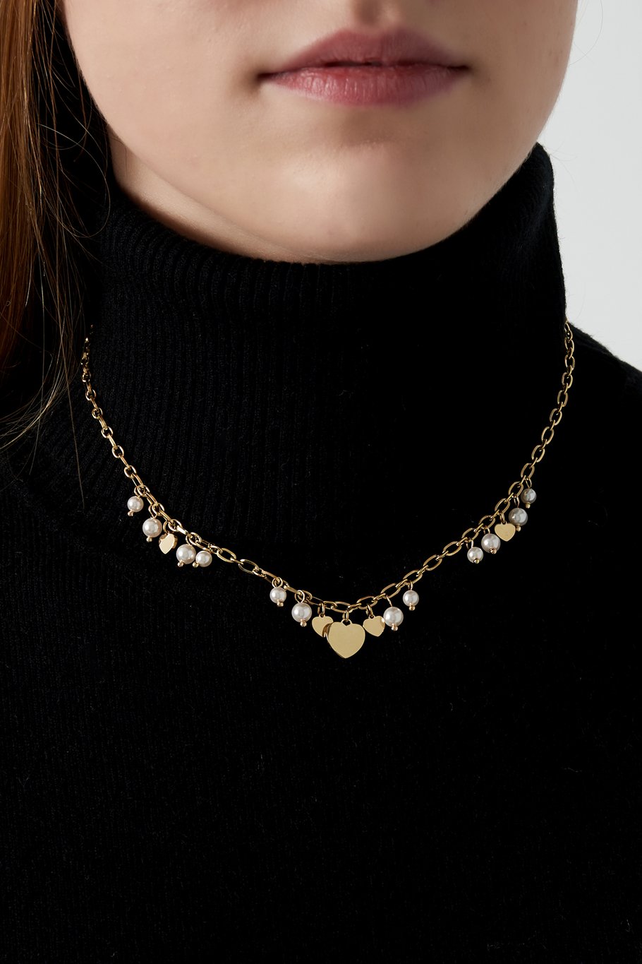 Hélène Pearls Necklace Gold