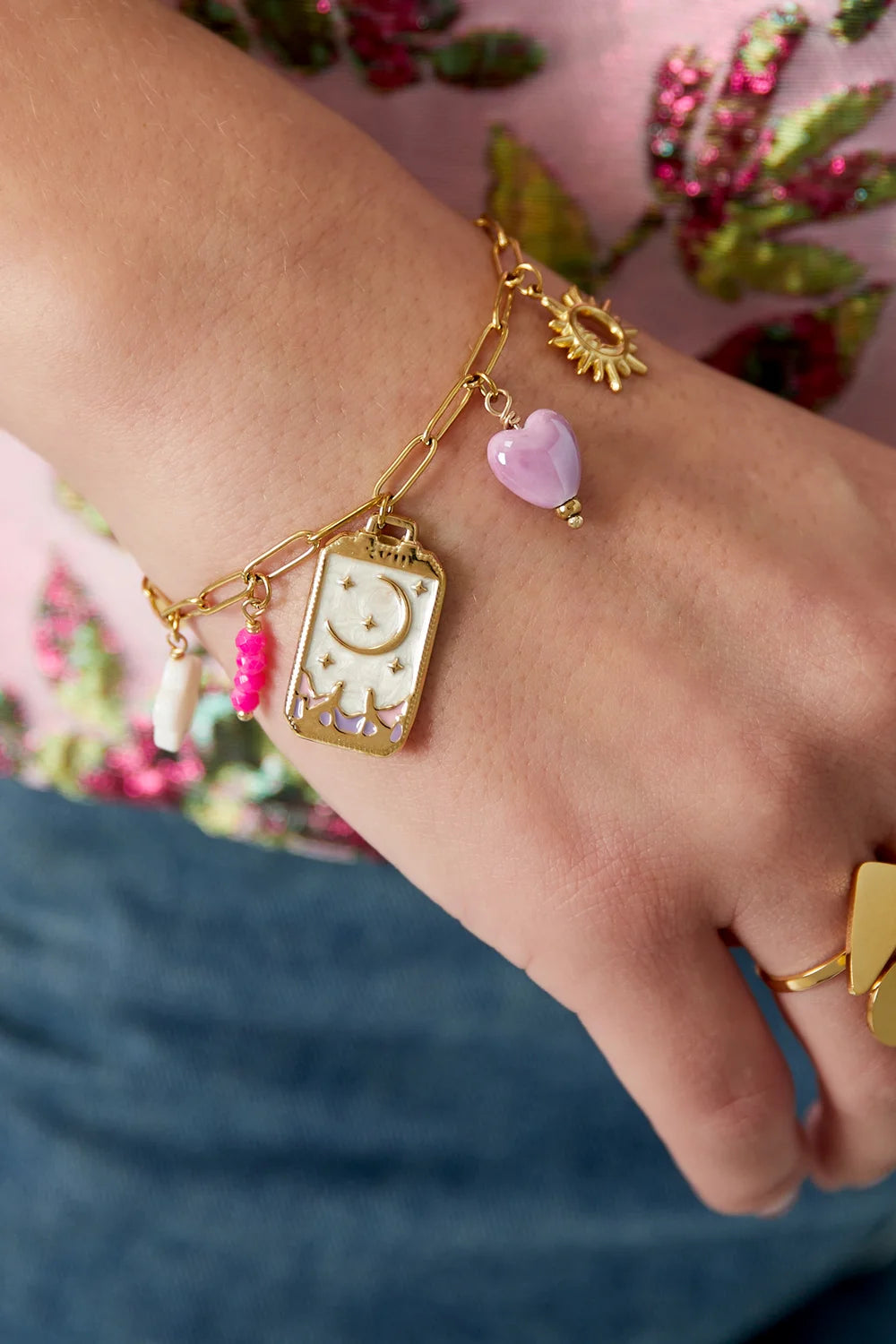 Charm Bracelet Midnight Dream Silver