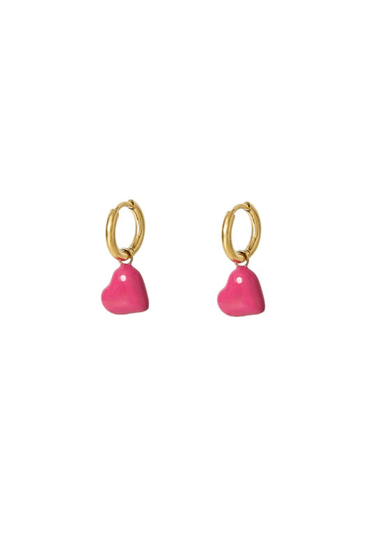 Fuchsia Heart Gold (1 Piece)