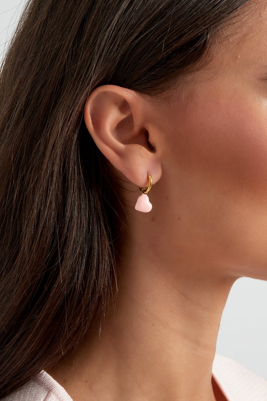 Baby Pink Heart Gold (1 Piece)