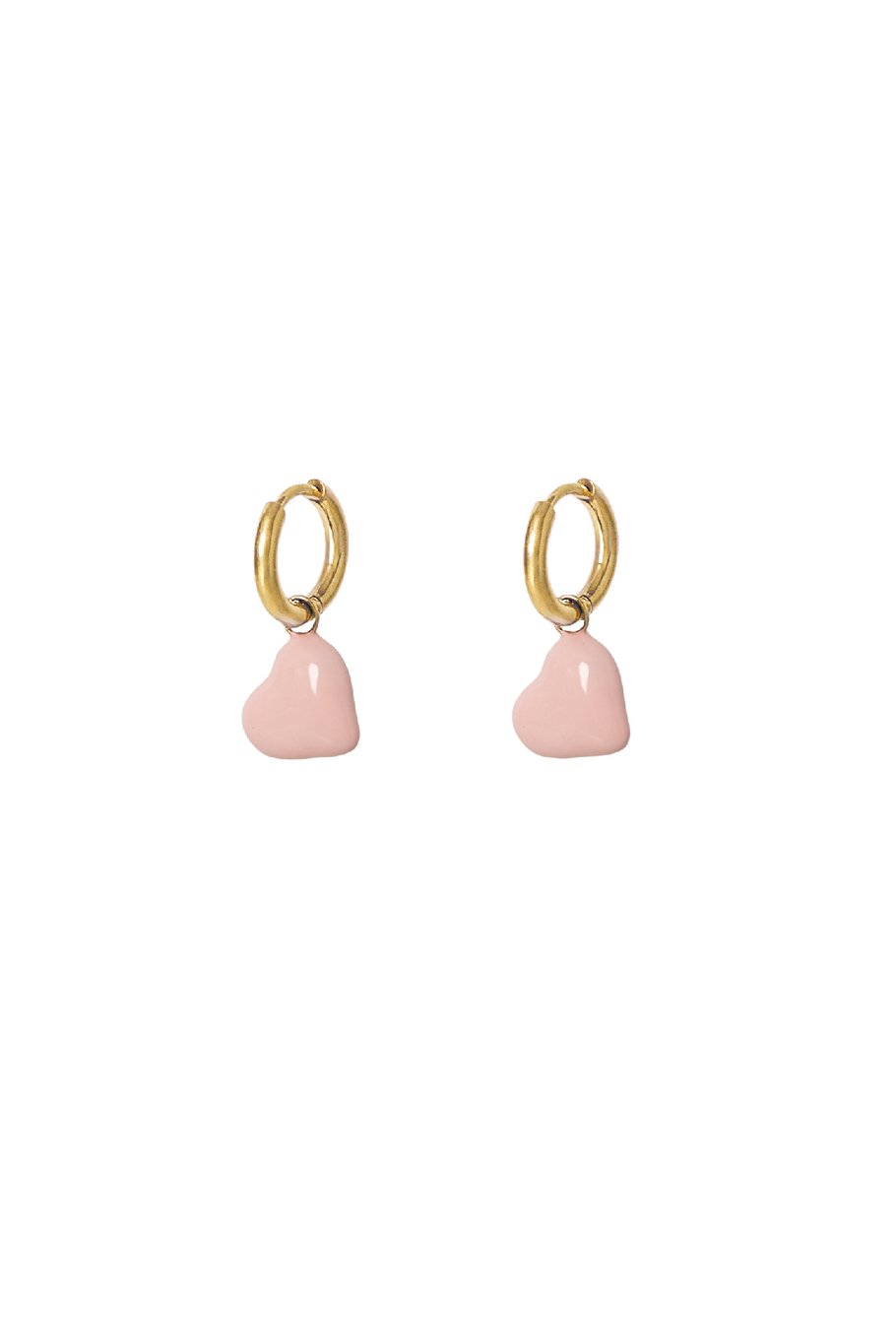 Baby Pink Heart Gold (1 Piece)