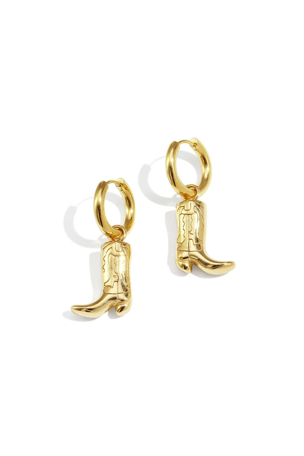 Large Cowboy Boots Gold (1 Piece)