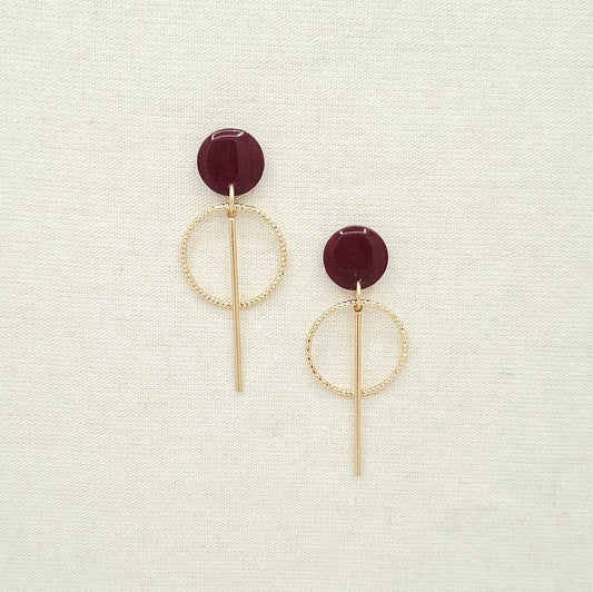 Zita Dark Bordeaux Glossy