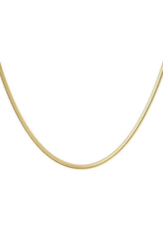 Snake Necklace Gold 0.4