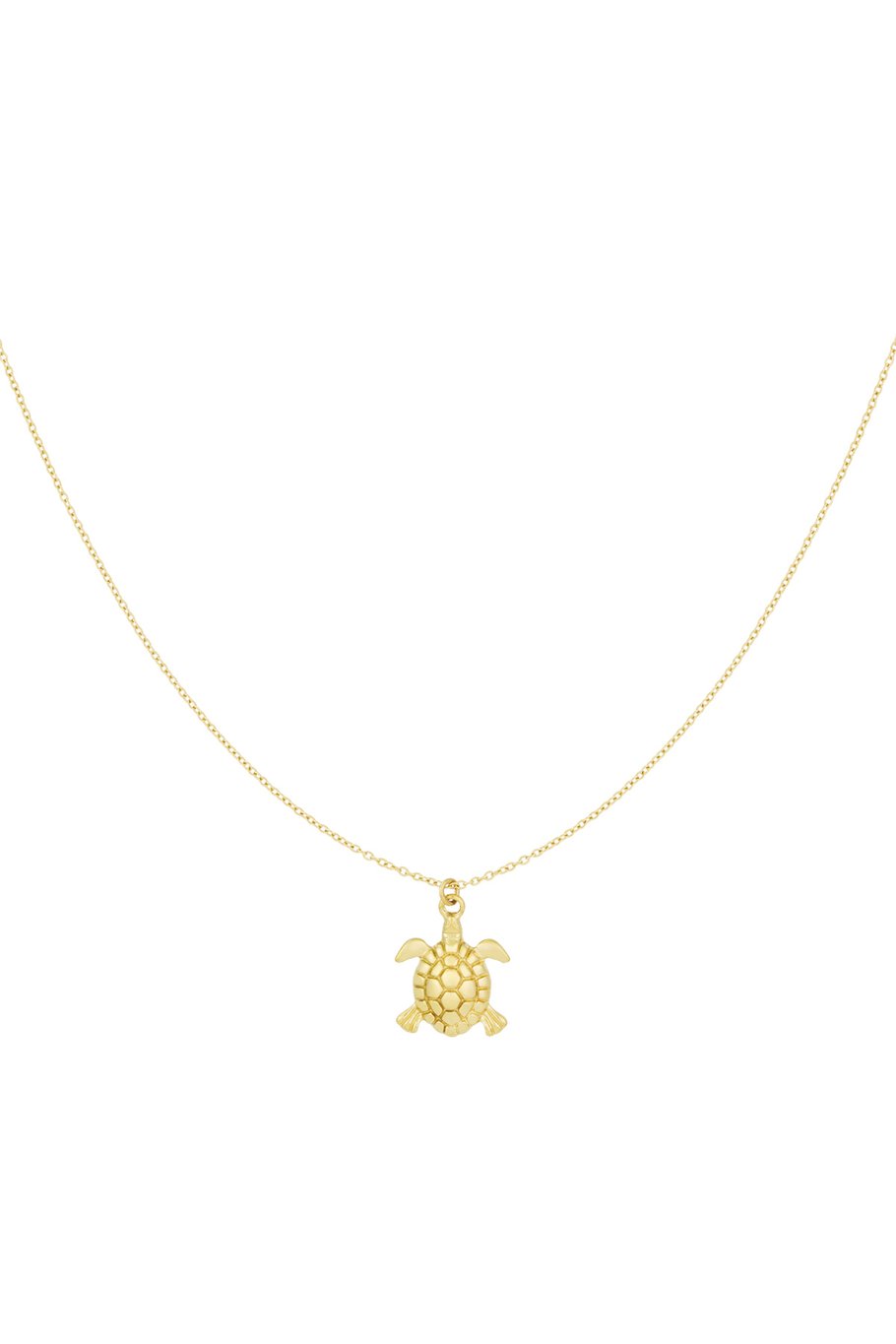 Turtle Necklace Gold