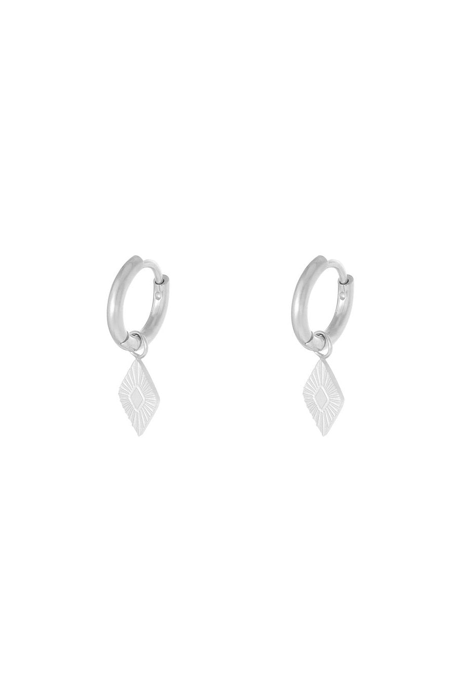 Tiny Diamond Pattern Silver (1 Piece)