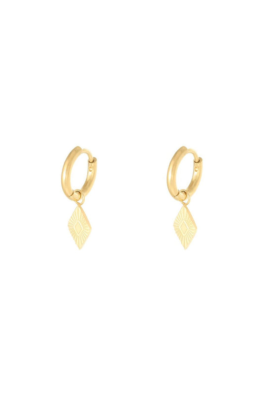 Tiny Diamond Pattern Gold (1 Piece)