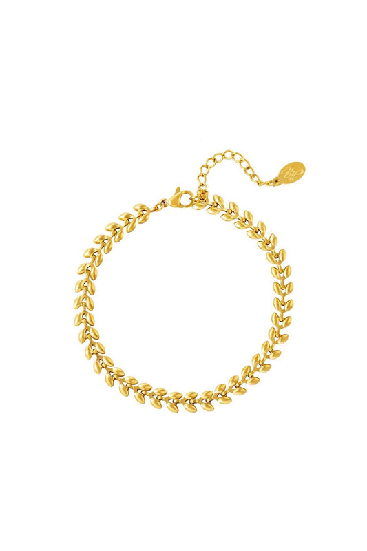Leaves Bracelet Gold