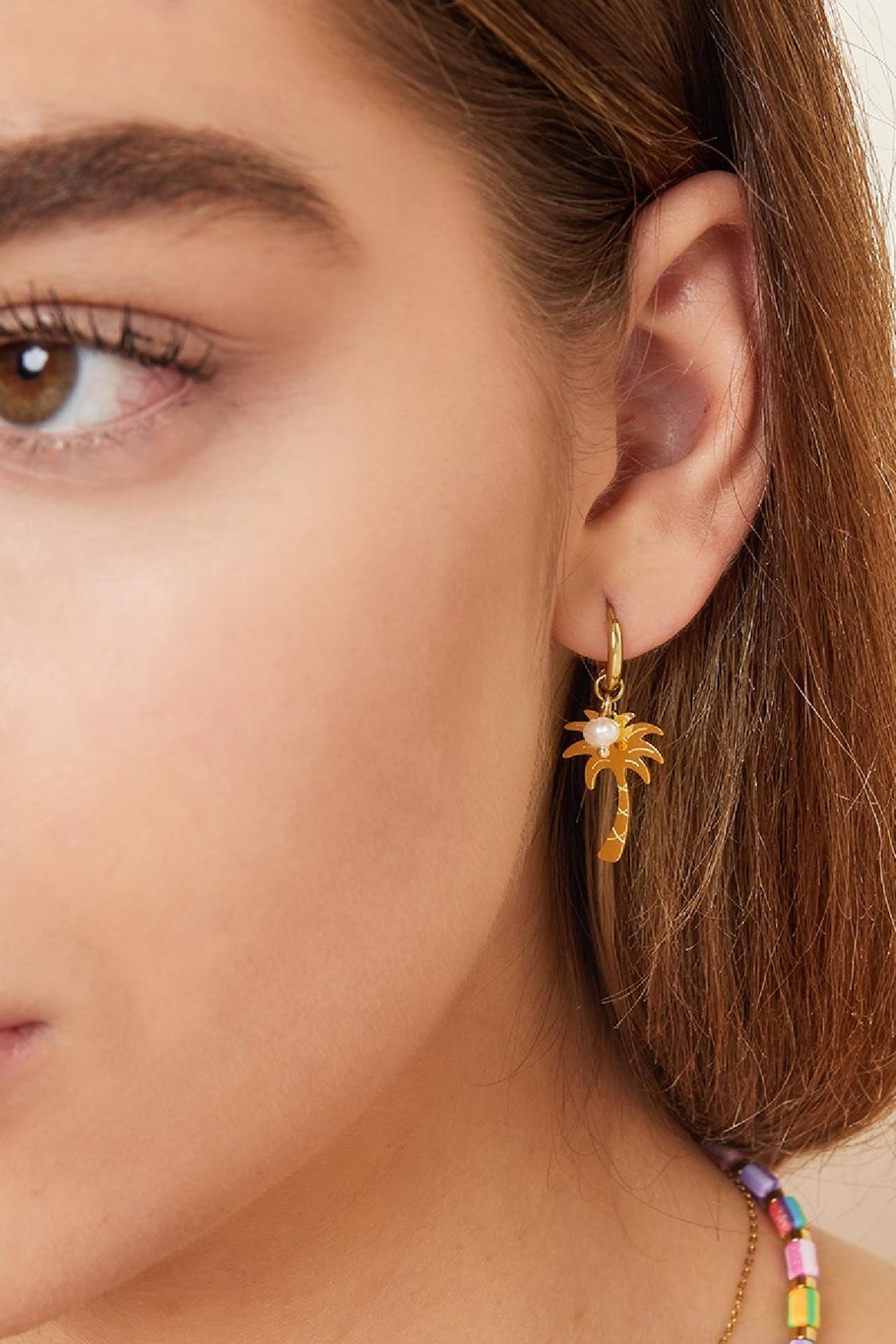 Palmtree With Pearl Gold (1 Piece)