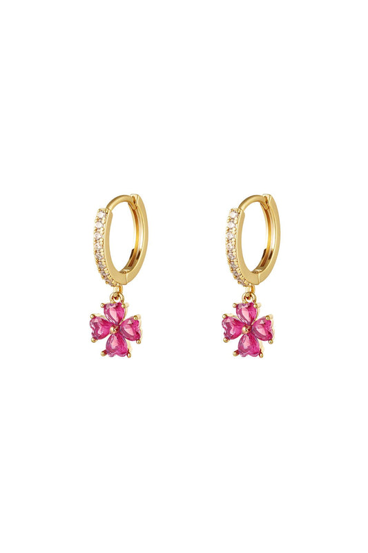 Rinestone Lucky Charm Pink (1 piece)