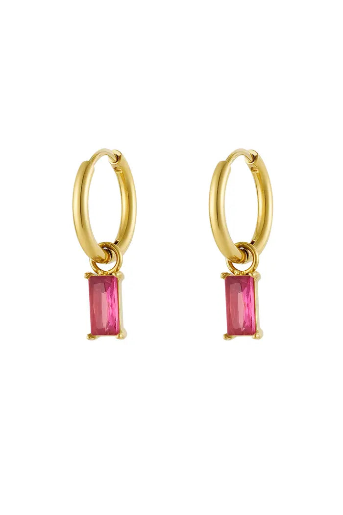 Glass Stone Ruby (1 piece)