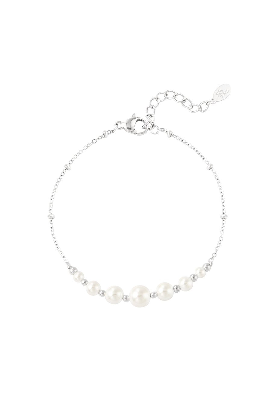 Fresh Water Pearls Bracelet Silver