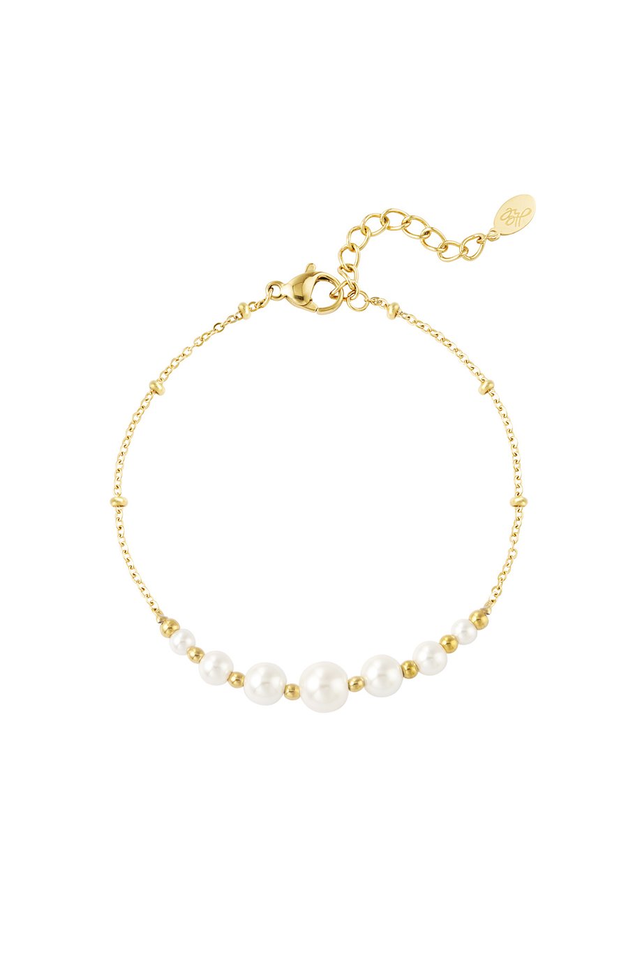 Fresh Water Pearls Bracelet Gold