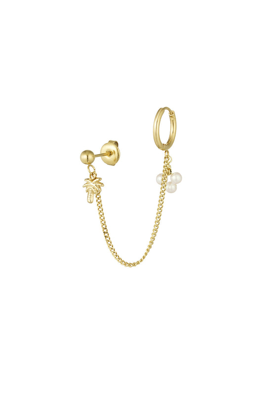 Duo Chain Palmtree Pearls (1 piece)