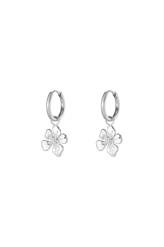 Tropical Flower Silver (1 Piece)