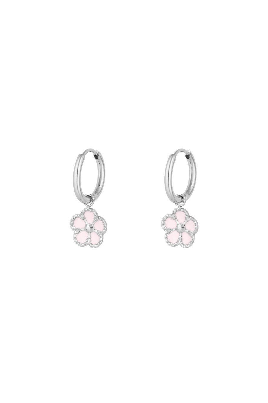 Little Pink Flower Silver (1 Piece)
