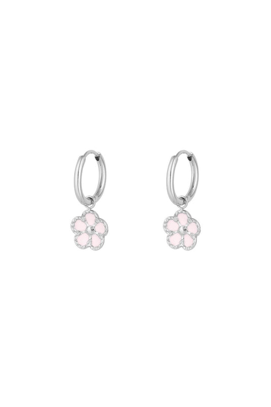 Little Pink Flower Silver (1 Piece)