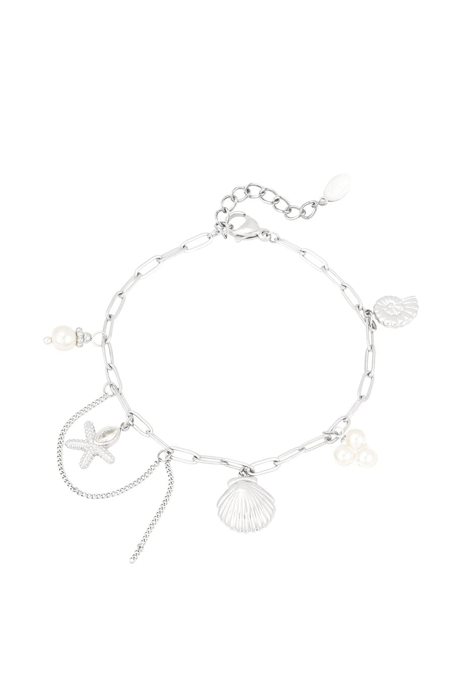 Charm Bracelet Beach Extra String Silver