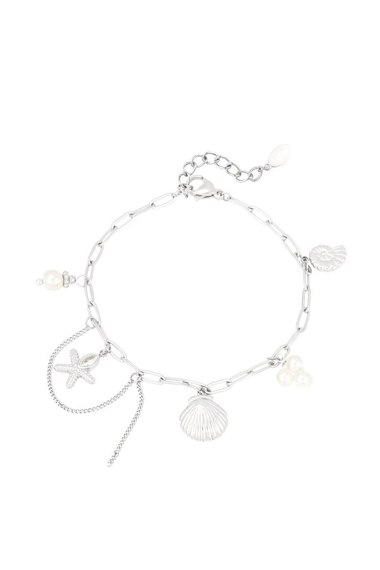 Charm Bracelet Beach Extra String Silver