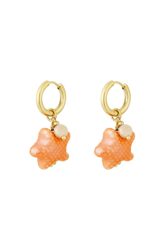 Orange Starfish Gold (1 Piece)