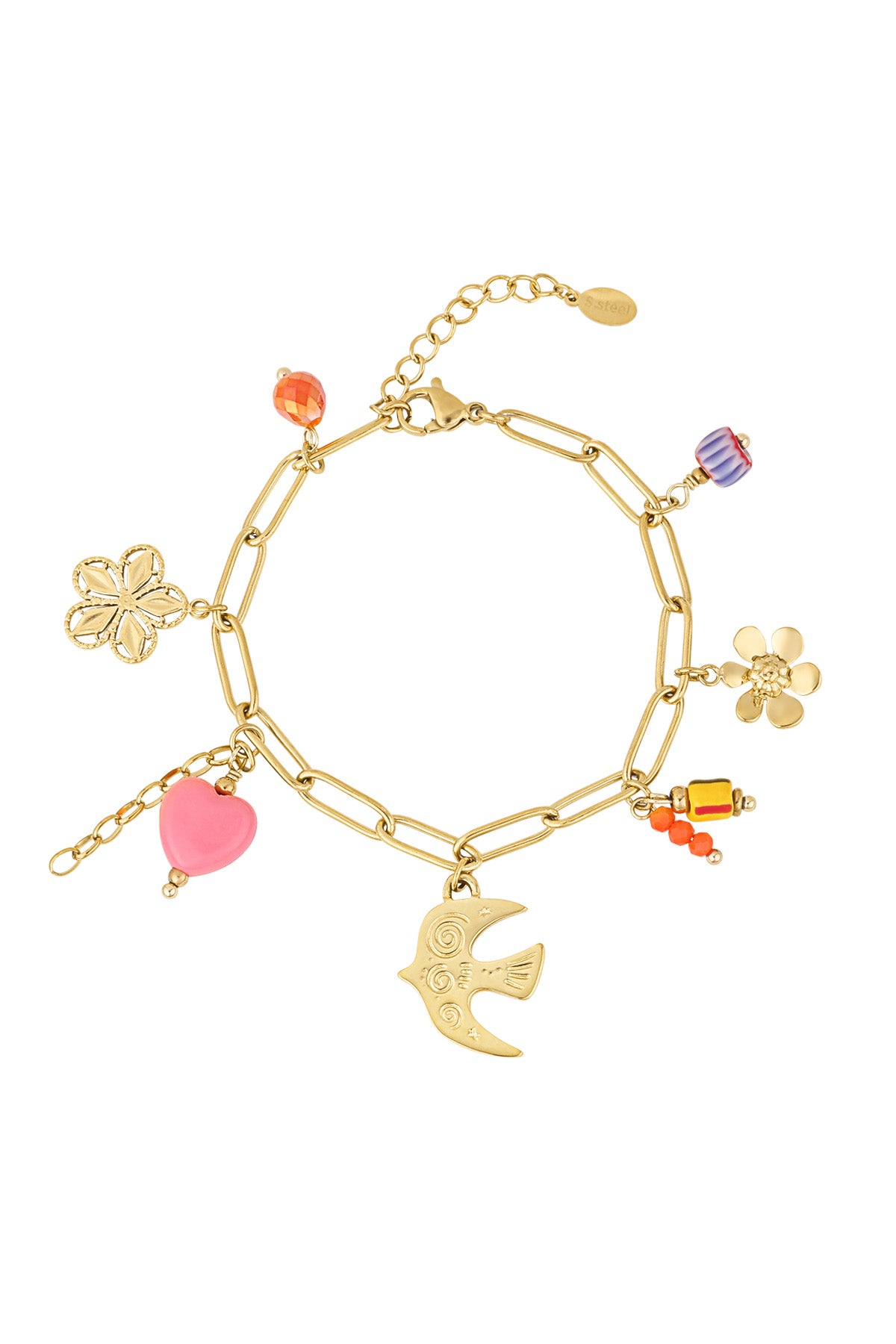 Charm Bracelet Swallow