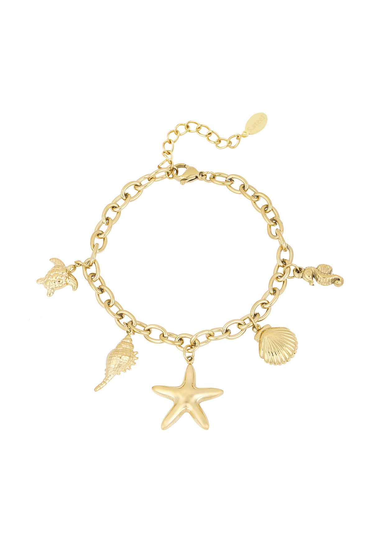 Charm Bracelet Starfish & Seashells