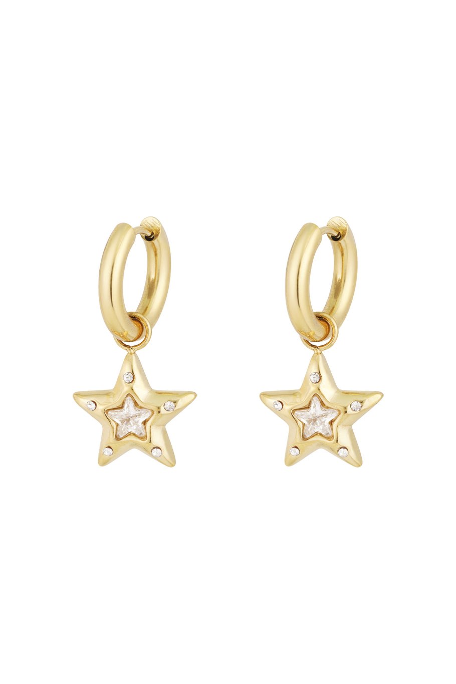 Rinestone Star Gold (1 Piece)