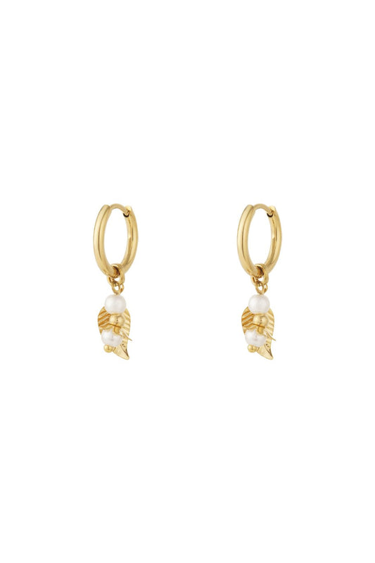 Leaf & Pearl Gold (1 Piece)