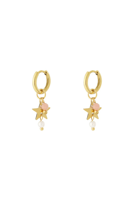 Star & Pearls Pink (1 Piece)