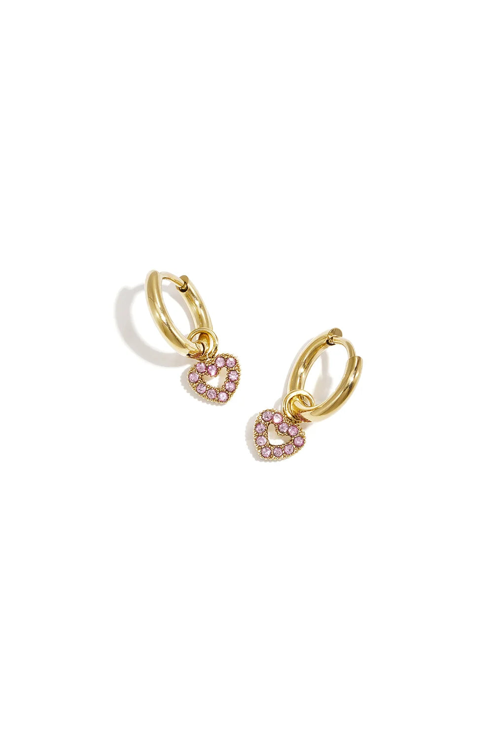 Rhinestone Heart Light Pink (1 Piece)