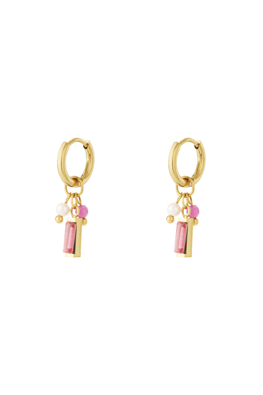 Rhinestone & Pearls Pink (1 Piece)