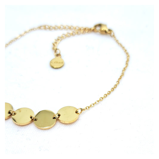 Gold Circles Bracelet