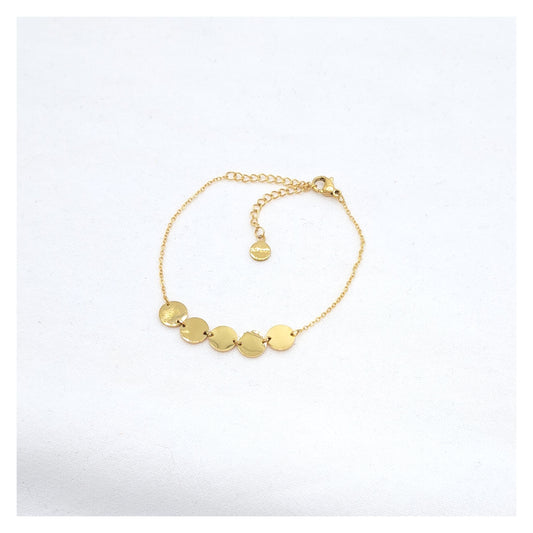 Gold Circles Bracelet