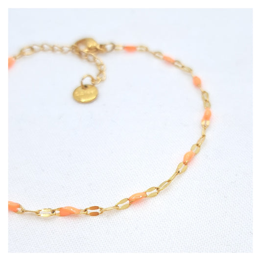 Bullet Bracelet - Neon Orange